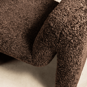 PTMD | Oslo Fauteuil | Teddy Coffee - PTMD - Woonboutique
