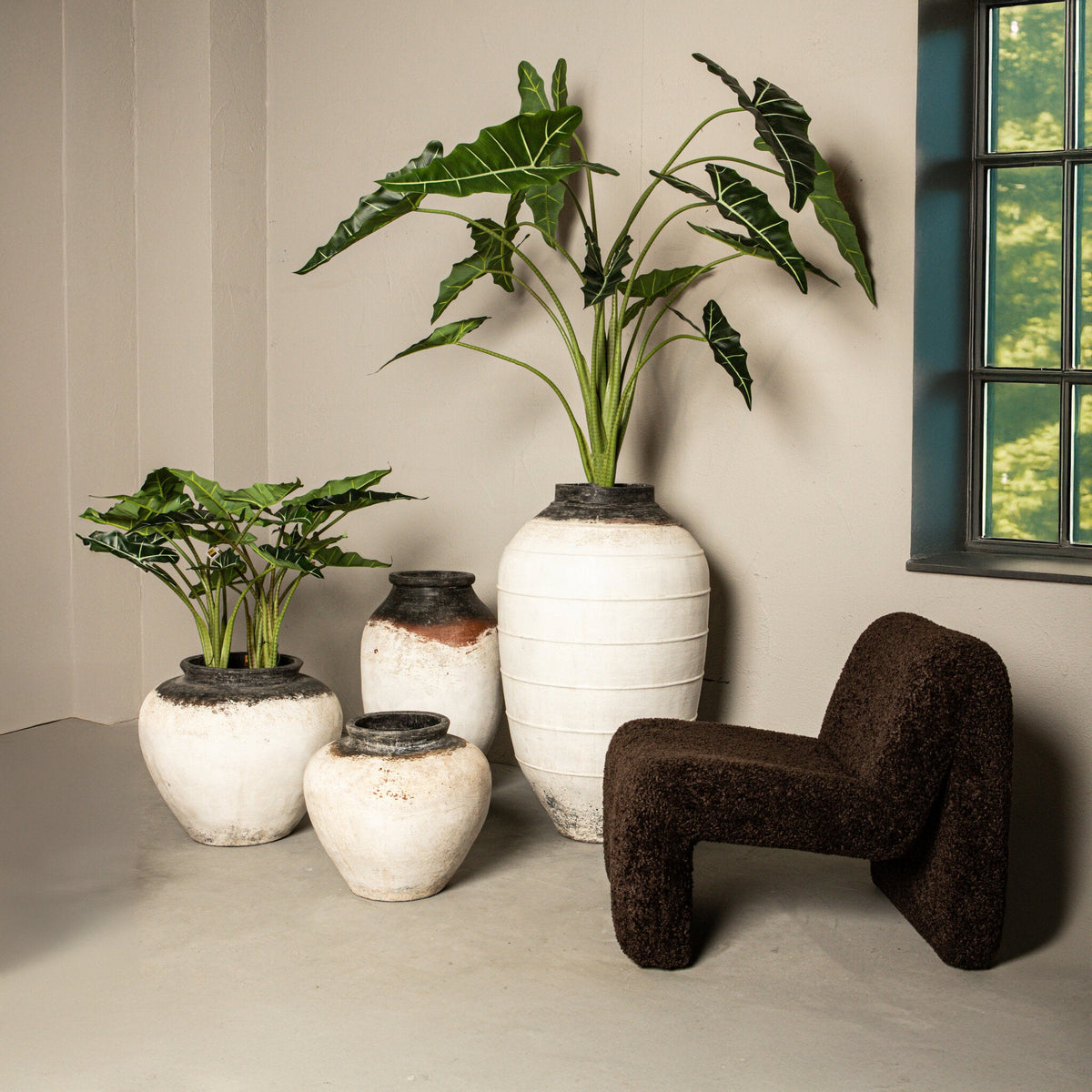 PTMD | Oslo Fauteuil | Teddy Coffee - PTMD - Woonboutique