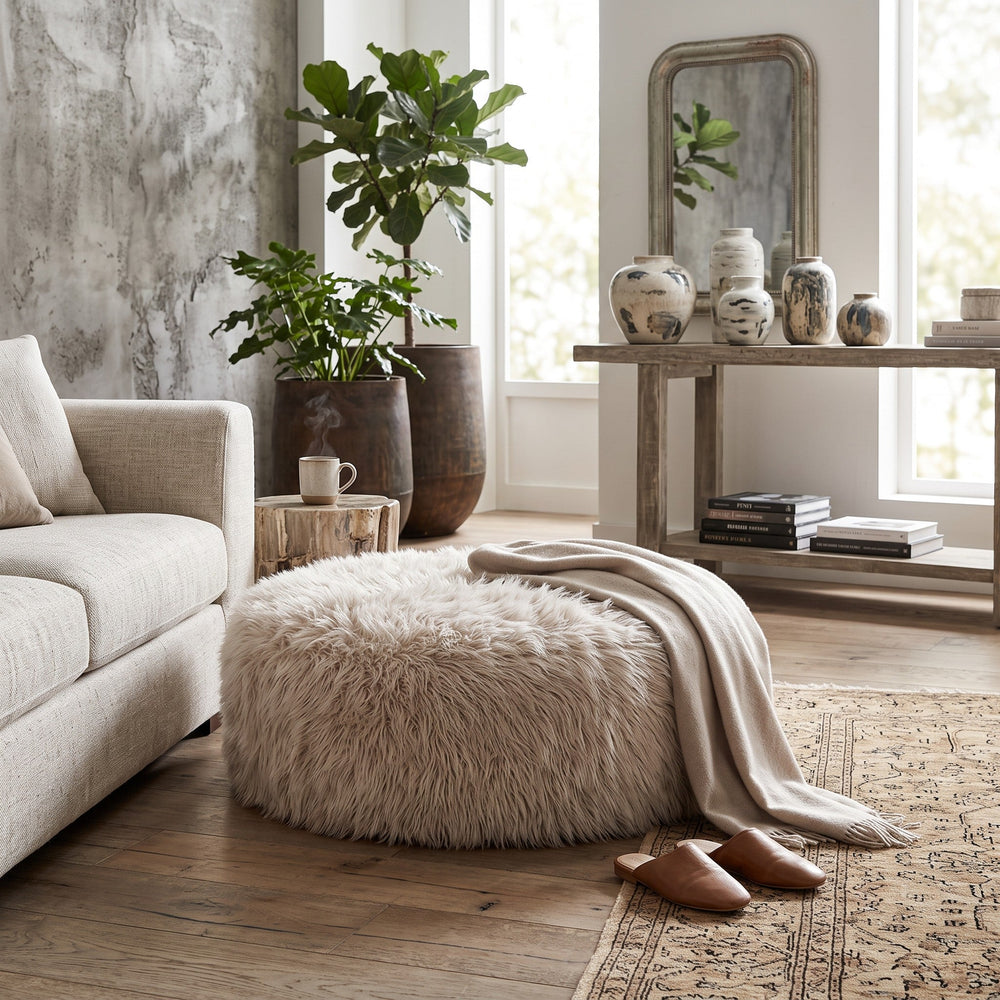 PTMD | Pilo Poef Beige S