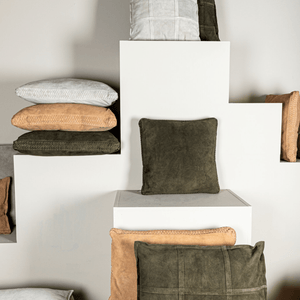 PTMD | Suky Sierkussens Groen L / Set van 2 - PTMD - Woonboutique