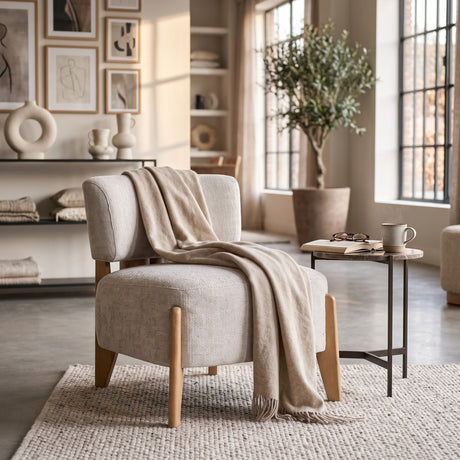 PTMD | Vale Fauteuil | Cream - PTMD - Woonboutique